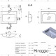 Umywalka DELLA 600 MIRASOFT #1