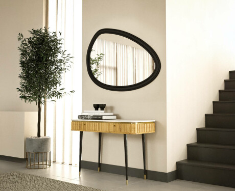 Asymetryczne lustro z dekoracyjną ramą MDF L304 #8