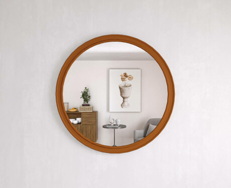 Lustro okrągłe z wykończeniem MDF L300 #2