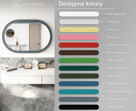 Lustro łazienkowe z ramą MDF L301 #3