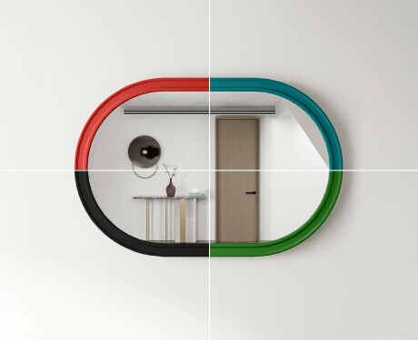 Lustro łazienkowe z ramą MDF L301 #8