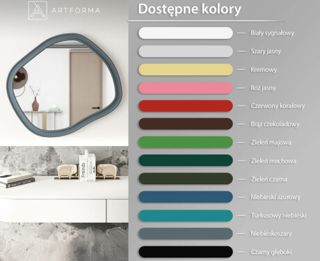 Lustro łazienkowe w ramie MDF na wymiar L303 #3