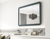 Zaokrąglone lustro w ramie MDF L299