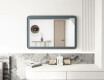 Zaokrąglone lustro w ramie MDF L299 #4