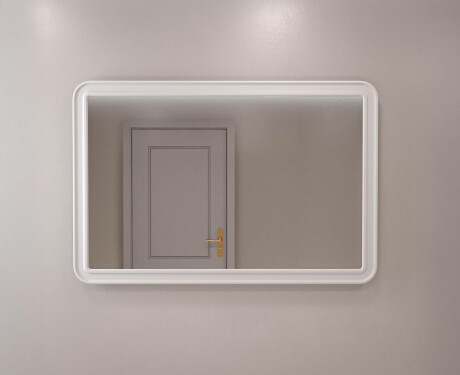 Zaokrąglone lustro w ramie MDF L299 #5