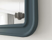 Zaokrąglone lustro w ramie MDF L299 #6