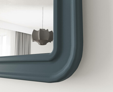 Zaokrąglone lustro w ramie MDF L299 #6