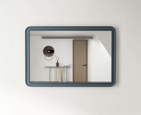 Zaokrąglone lustro w ramie MDF L299 #7