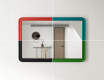 Zaokrąglone lustro w ramie MDF L299 #9