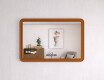Zaokrąglone lustro w ramie MDF L299 #10