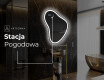 Lustro LED nieregularne z oświetleniem na ścianę V222 #7