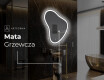 Lustro LED nieregularne z oświetleniem na ścianę V222 #9