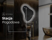 Lustro LED nieregularne z oświetleniem na ścianę V223 #7