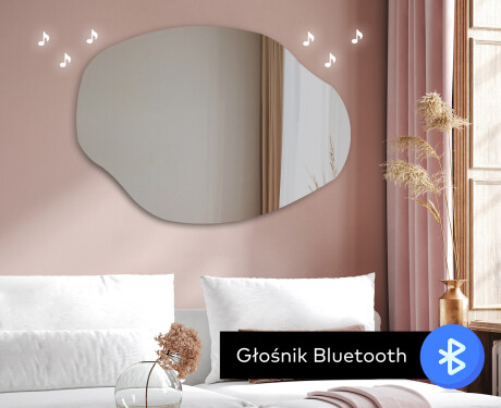 Lustro asymetryczne łazienkowe podświetlane LED O221 #8