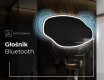 Lustro asymetryczne łazienkowe podświetlane LED O222 #5