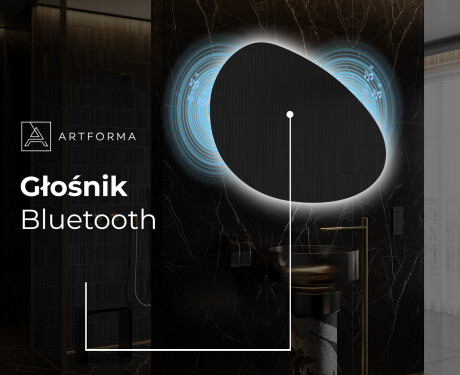 Lustro asymetryczne łazienkowe podświetlane LED H221 #6