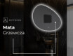 Lustro asymetryczne łazienkowe podświetlane LED H221 #9