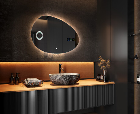 Lustro asymetryczne łazienkowe podświetlane LED H221 #10