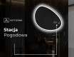 Lustro nieregularne podświetlane dekoracyjne LED H222 #9