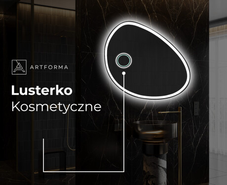Lustro nieregularne podświetlane dekoracyjne LED H222 #5