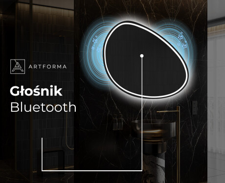 Lustro asymetryczne łazienkowe podświetlane LED H223 #6