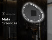 Lustro asymetryczne łazienkowe podświetlane LED H223 #9