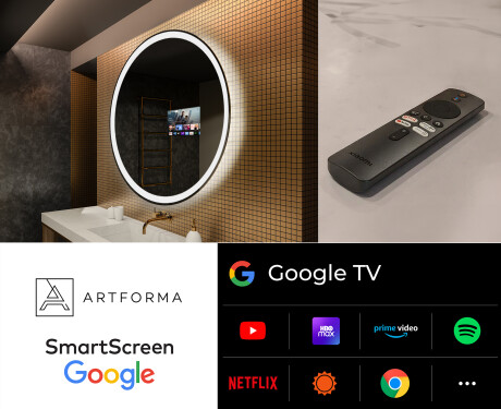 Okrągłe Lustro Łazienkowe Podświetlane LED76 #8