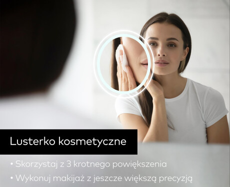 Okrągłe Lustro Łazienkowe Podświetlane LED76 #8