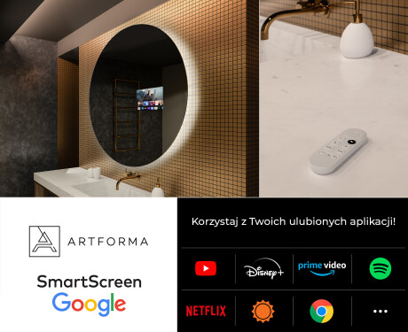 Okrągłe Lustro Łazienkowe Podświetlane LED82 #6