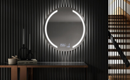 Okrągłe Lustro Łazienkowe Podświetlane LED97