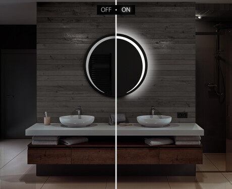 Okrągłe Lustro Łazienkowe Podświetlane LED98 #5