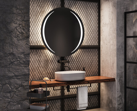 Okrągłe Lustro Łazienkowe Podświetlane LED99 #8