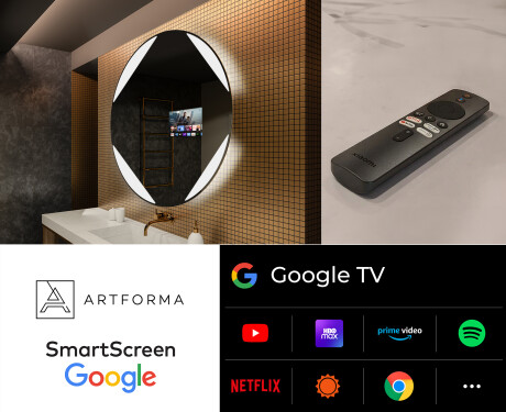 Okrągłe Lustro Łazienkowe Podświetlane LED114 #7