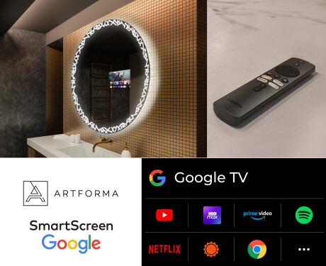 Okrągłe Lustro Łazienkowe Podświetlane LED115 #8