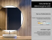 Okrągłe Lustro Łazienkowe Podświetlane LED116 #4
