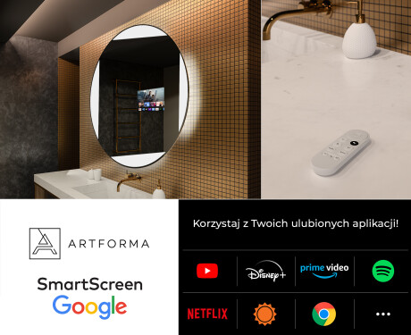 Okrągłe Lustro Łazienkowe Podświetlane LED116 #7