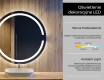Okrągłe Lustro Łazienkowe Podświetlane LED118 #4