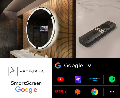 Okrągłe Lustro Łazienkowe Podświetlane LED119 #8