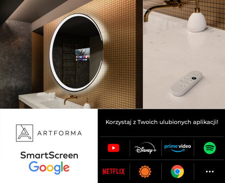 Okrągłe Lustro Łazienkowe Podświetlane LED123 #7
