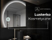 Półokrągłe Lustro LED duże na ścianę X221 #9