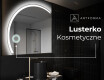 Półokrągłe Lustro LED duże na ścianę X222 #9