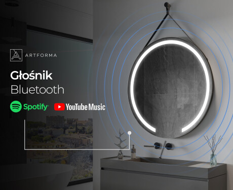 Okrągłe lustro podswietlane na pasie L96 #9