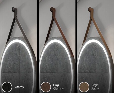 Okrągłe lustro podswietlane na pasie L96 #3