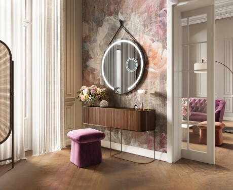 Okrągłe lustro podswietlane na pasie L96 #4