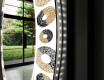 Okrągłe podświetlane lustro dekoracyjne LED do salonu - Donuts #11