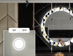 Okrągłe Lustro Dekoracyjne LED Na Ścianę Geometric Patterns #4