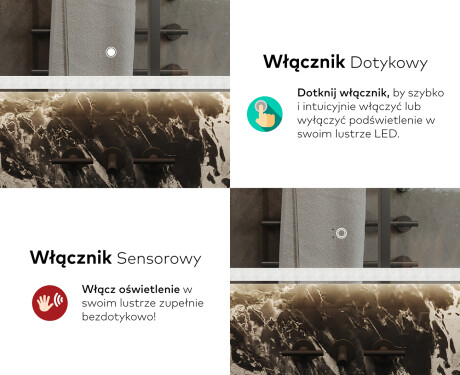 Lustro Łazienkowe Podświetlane LED146 #9