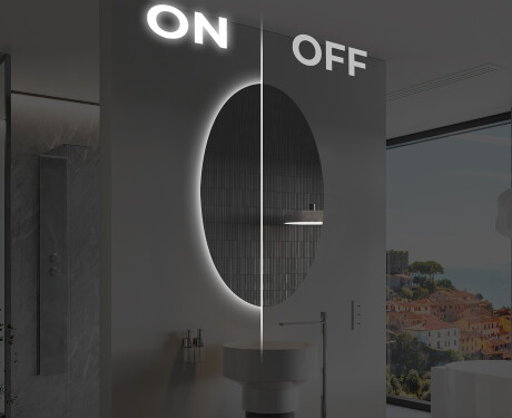 Lustro Łazienkowe Pionowe Podświetlane LED L226 #3