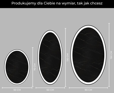 Lustro Łazienkowe Pionowe Podświetlane LED L227 #4