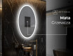 Lustro Łazienkowe Pionowe Podświetlane LED L227 #8